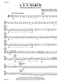 AEF March von Albert Stoessel (Download) 