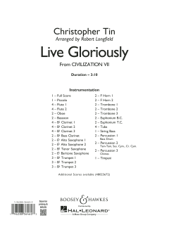 Live Gloriously (from Civilization VII) von Christopher Tin (Download) 