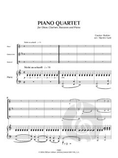 Piano Quartet, arr. Oboe, Clarinet, Bassoon & Piano von Martin Gatt 
