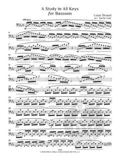 A Study in all Keys for Bassoon von Louis Drouet (Download) 