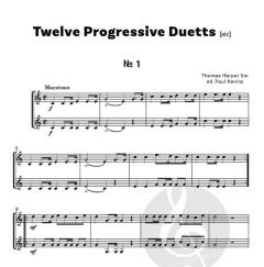 12 Progressive Duets von Thomas Snr Harper (Download) 