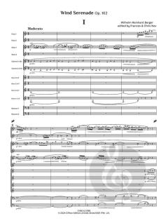 Wind Serenade op. 102 von Wilhelm Berger (Download) 