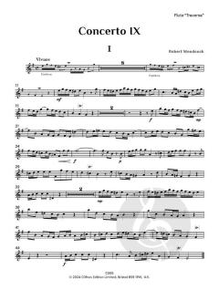 Flute Concerto No. 9 in E minor von Robert Woodcock (Download) 