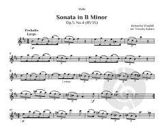 4 Sonatas op. 5 von Antonio Vivaldi (Download) 