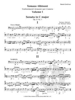 Trattenimenti armonici per camera - 12 Sonatas, op. 6 No. 1-4, Vol. 1 von Tomaso Giovanni Albinoni (Download) 