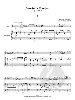 Trattenimenti armonici per camera - 12 Sonatas, op. 6 No. 1-4, Vol. 1 von Tomaso Giovanni Albinoni (Download) 