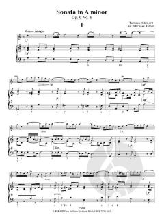 Trattenimenti armonici per camera - 12 Sonatas, op. 6 No. 5-8, Vol. 2 von Tomaso Giovanni Albinoni (Download) 