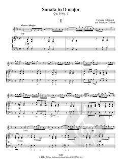 Trattenimenti armonici per camera - 12 Sonatas, op. 6 No. 5-8, Vol. 2 von Tomaso Giovanni Albinoni (Download) 