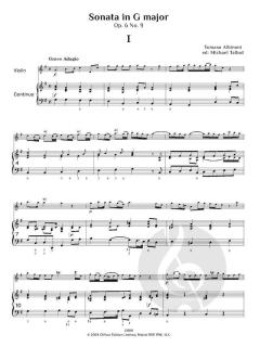 Trattenimenti armonici per camera - 12 Sonatas, op. 6 No. 9-12, Vol. 3 von Tomaso Giovanni Albinoni (Download) 