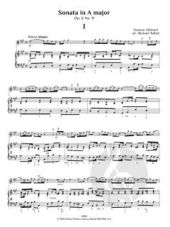 Trattenimenti armonici per camera - 12 Sonatas, op. 6 No. 9-12, Vol. 3 von Tomaso Giovanni Albinoni (Download) 