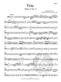 Trio op. 2 No. 2 von Jérôme Duval (Download) 