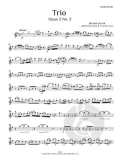 Trio op. 2 No. 2 von Jérôme Duval (Download) 