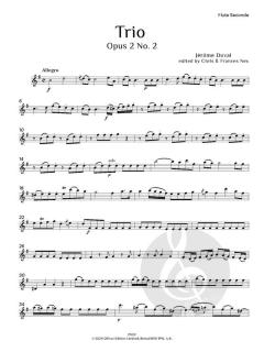 Trio op. 2 No. 2 von Jérôme Duval (Download) 
