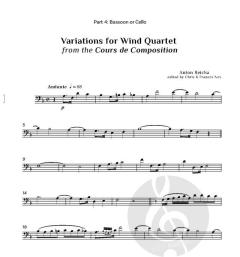 Variations for Woodwind Quartet von Anton Reicha (Download) 