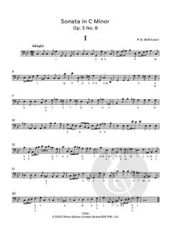 2 Sonatas in C minor von Paolo Benedetto Bellinzani (Download) 