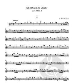 2 Sonatas in C minor von Paolo Benedetto Bellinzani (Download) 