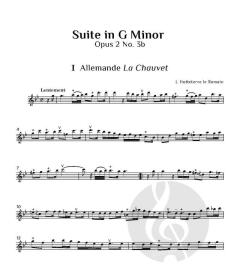 Suites in G minor, op. 2 No. 3a & 3b von Jacques-Martin Hotteterre (Download) 