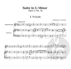 Suites in G minor, op. 2 No. 3a & 3b von Jacques-Martin Hotteterre (Download) 