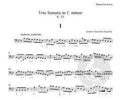 Trio Sonata in C minor, K. 33 von Johann Joachim Quantz (Download) 