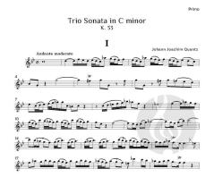 Trio Sonata in C minor, K. 33 von Johann Joachim Quantz (Download) 