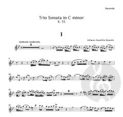 Trio Sonata in C minor, K. 33 von Johann Joachim Quantz (Download) 