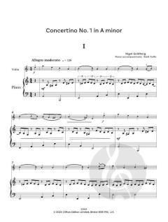 Concertinos for Young Violinists von Nigel Goldberg (Download) 