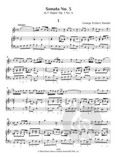 The Three Authentic Sonatas von Georg Friedrich Händel 