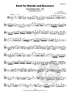 Bach for Blonde and Bassoons von Johann Sebastian Bach (Download) 