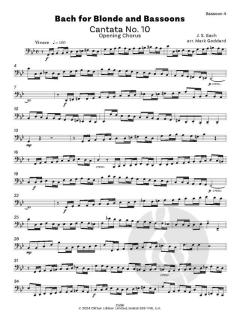 Bach for Blonde and Bassoons von Johann Sebastian Bach (Download) 