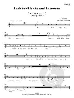 Bach for Blonde and Bassoons von Johann Sebastian Bach (Download) 