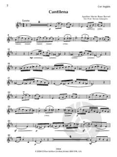 Cantilena for Cor Anglais & Piano von A.M.R. Barret 