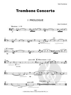 Trombone Concerto op. 65 von Mark Goddard (Download) 