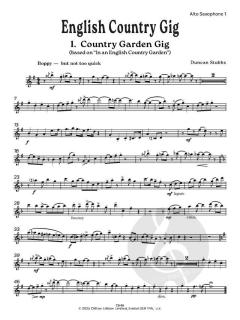English Country Gig: 4 Jazzy Saxophone Trios von Duncan Stubbs (Download) 