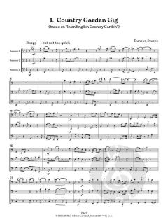 Jazz-Folk Bassoon Trios von Duncan Stubbs (Download) 