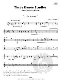 3 Dance Studies von Mary Chandler (Download) 