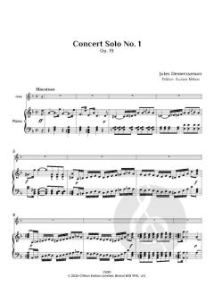 The Concerto Solos op. 19-21 von Jules Auguste Demersseman (Download) 
