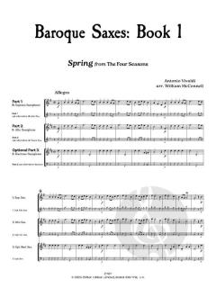 Baroque Saxes 1 von Antonio Vivaldi 