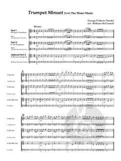 Baroque Saxes 1 von Antonio Vivaldi 