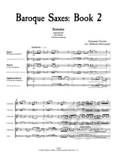 Baroque Saxes 2 von Giuseppe Tartini 