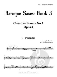 Baroque Saxes 3 von Arcangelo Corelli 