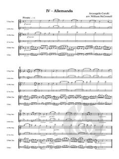 Baroque Saxes 3 von Arcangelo Corelli 