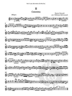 Baroque Saxes 4 von Henry Purcell 