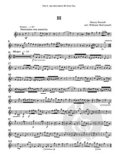 Baroque Saxes 4 von Henry Purcell 