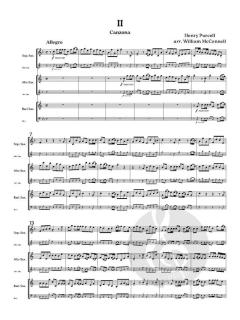 Baroque Saxes 4 von Henry Purcell 