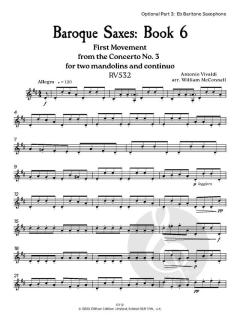 Baroque Saxes 6 von Antonio Vivaldi 