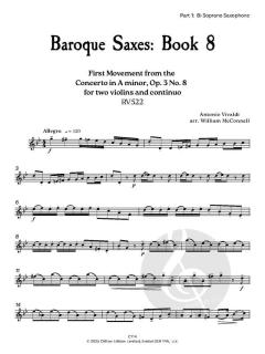 Baroque Saxes 8 von Antonio Vivaldi 