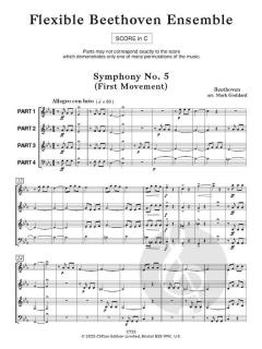 Flexible Beethoven Ensemble von Mark Goddard (Download) 