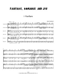 Fanfare, Romance and Jig von Mark Goddard (Download) 