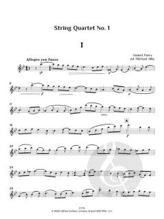 String Quartet No. 1 von Charles Hubert Hastings Parry (Download) 