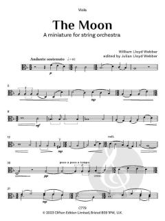 The Moon (Viola part) von William Lloyd Webber 
